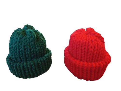 E43 eierwärmer gestrickt rot - eierwärmer,