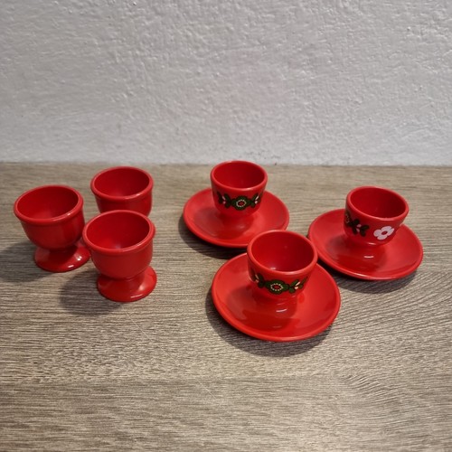 Emsa eierbecher rot 3 - 3, mit