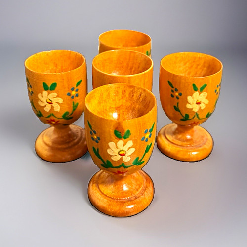 4er set handbemalte - 4er,