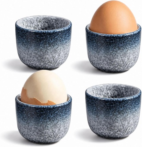Eierbecher porzellan 4er set - eierbecher,