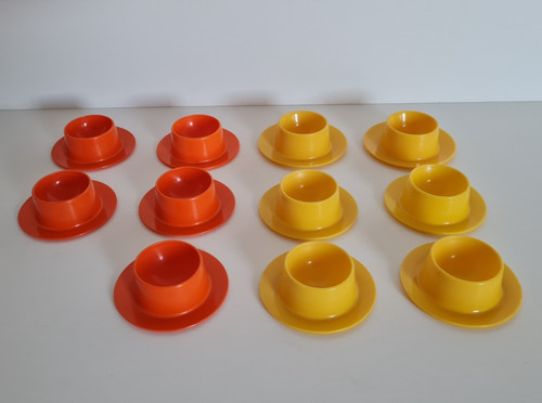 11x vintage eduscho eierbecher - vintage,