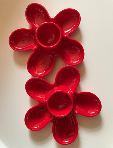 Eierbecher blumenförmig - 2x,