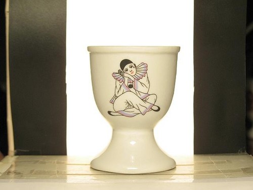 Eierbecher pierrot alt - eierbecher,,