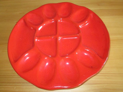 Keramik anrichteplatte eier - keramik,