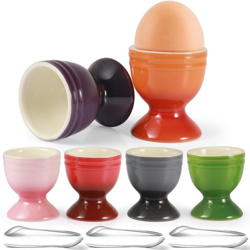 Eierbecher set porzellan bunt - eierbecher,