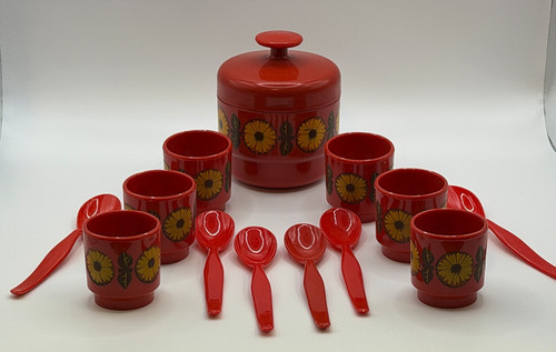 Vintage 70er eierbecher 6 - 70er,