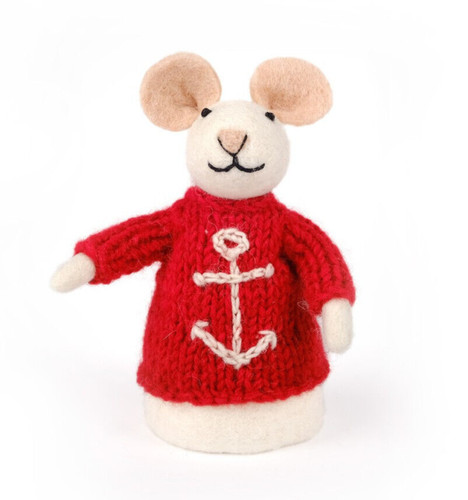 Maus filz eierwärmer - filz, gefilzt