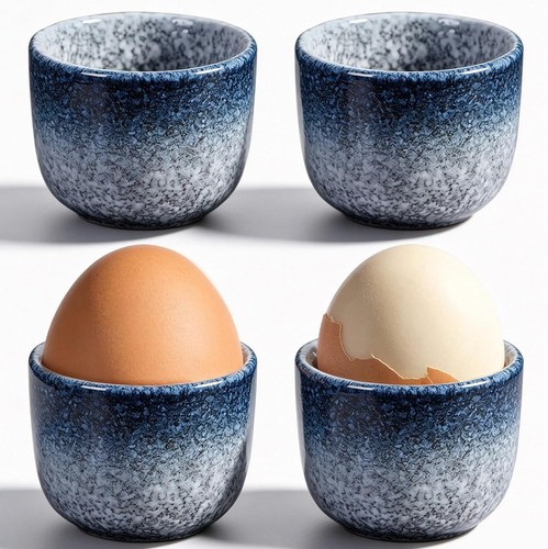 4er keramik eierbecher 5cm - keramik,